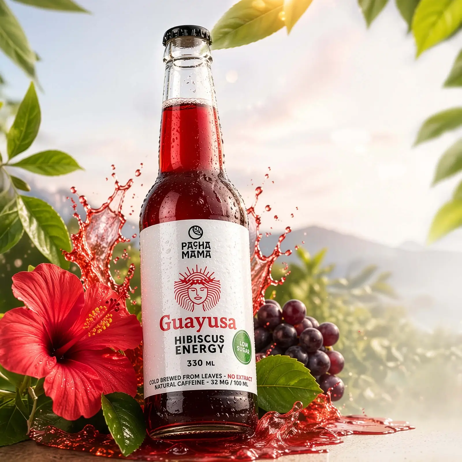 Guayusa Pachamama Cold Brew: Ενεργειακό ποτό με ιβίσκο σε μπουκάλι