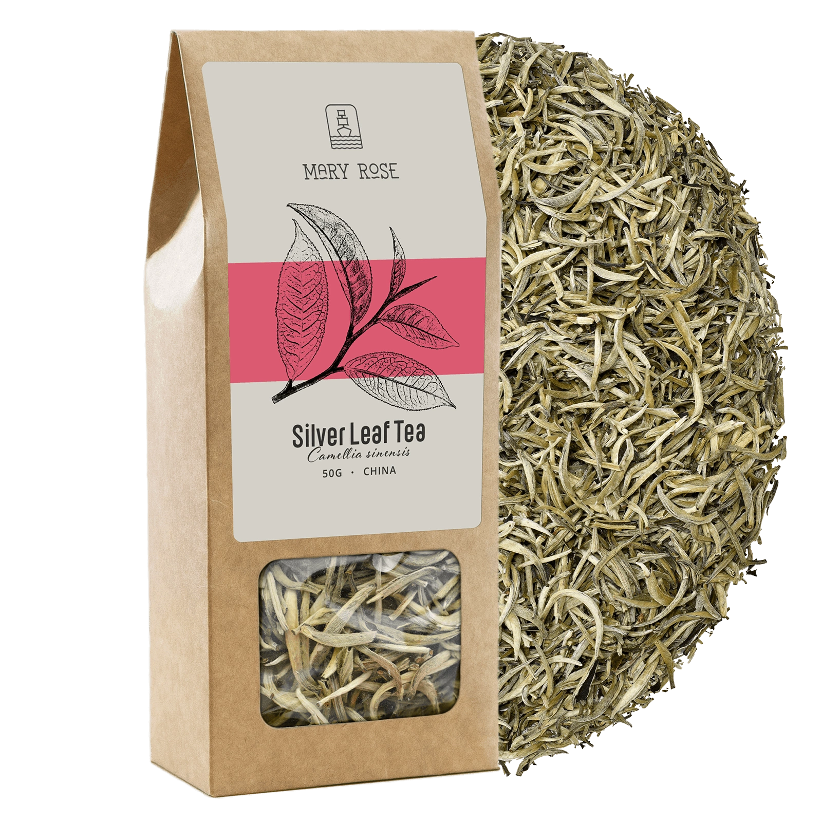 Mary Rose White Silver Leaf τσάι