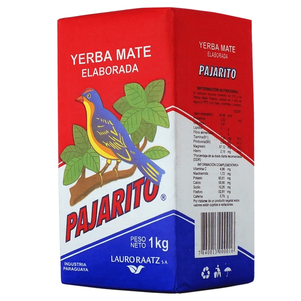 Yerba mate Pajarito, παρασκευασμένη με παραδοσιακό κλαδί