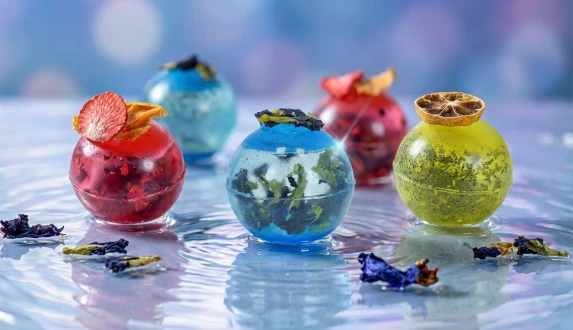 Isomalt tea bombs - ένας εντυπωσιακός τρόπος για να παρασκευάσετε τσάι και να ανακαλύψετε νέες γεύσεις