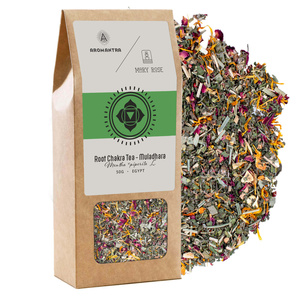 Σετ για το Τσάκρα της Ρίζας (Muladhara): τσάι τσάκρα + μαγικός πολύτιμος λίθος