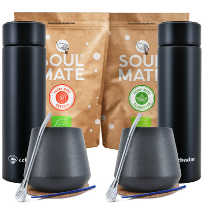 Yerba Soul Mate Σετ θερμός για δύο άτομα 1000g