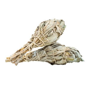 2 x δέσμη λευκού φασκόμηλου + Palo Santo 100g σετ