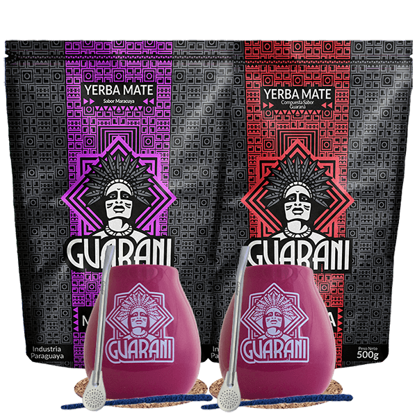 Σετ Yerba Mate Guarani Maracuya 500g + Guarani Energia 500g