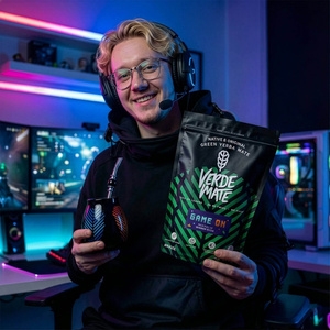 Σετ Yerba Mate Verde Mate Game On 400γρ 0,4κιλά Καλαμπάς  + Bombilla