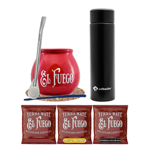 Σετ Yerba Mate 150g Mate Gourd 3x50g θερμός