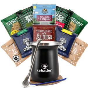 Yerba Mate Starter Set 10x50g 500g TermoMate + Bombilla