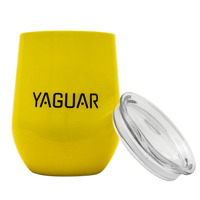TermoLid – θερμοδοχείο για yerba mate με καπάκι – Yaguar (κίτρινο) – 350 ml