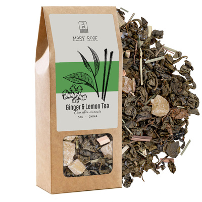 Mary Rose – Τσάι Ginger & Lemon – 50 γρ