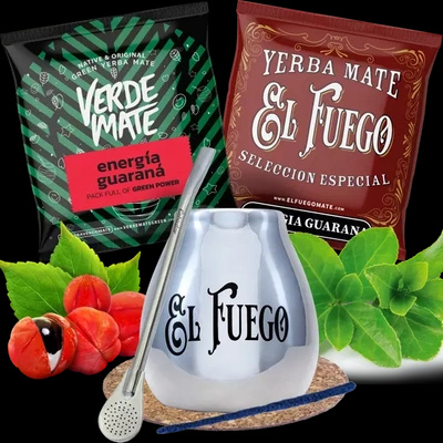 Yerba Mate σετ Calabash + Bombilla