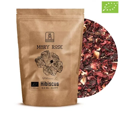 Mary Rose - Ιβίσκος βιολογικός (πέταλα λουλουδιών) 0.5kg
