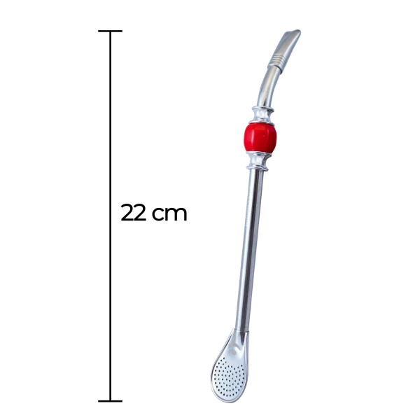 Bombilla Grande με κόκκινη πέτρα