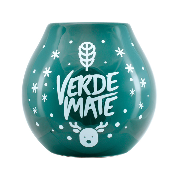 Χριστουγεννιάτικο σετ δώρου γιέρμπα ματέ Verde Mate Winter Edition 500γρ + καλαμπάσα και μπομπίγια