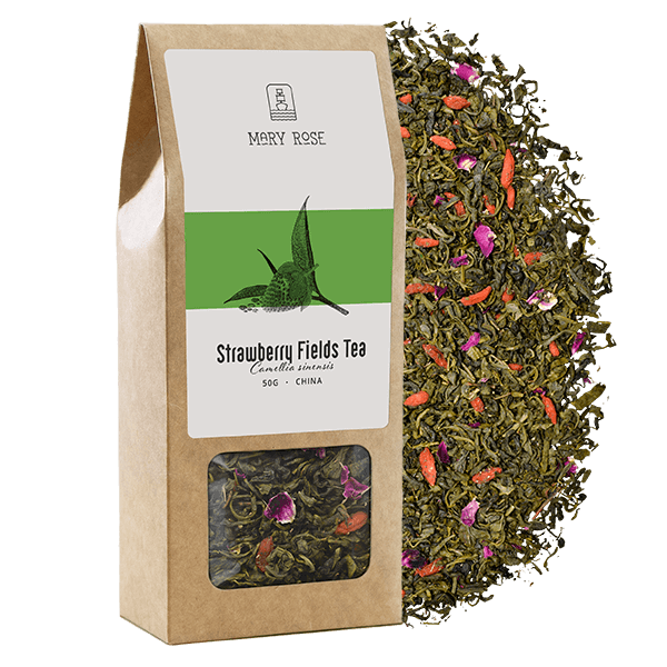 Mary Rose - Πράσινο τσάι Strawberry Fields - 50g