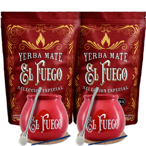 Yerba Mate El Fuego που για δύο Bombilla POWER