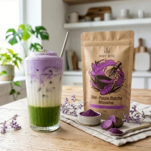 Σετ για χρωματιστό Matcha Latte: Matcha + Purple Matcha + αξεσουάρ