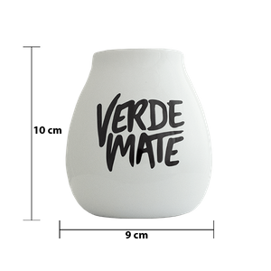 Κολοκύθα κεραμική λευκή - Verde Mate - 350ml