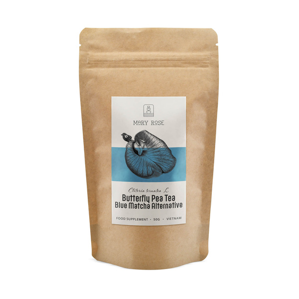 Mary Rose – Blue Matcha Alternative – Butterfly Pea Tea (σε σκόνη) 50 γρ