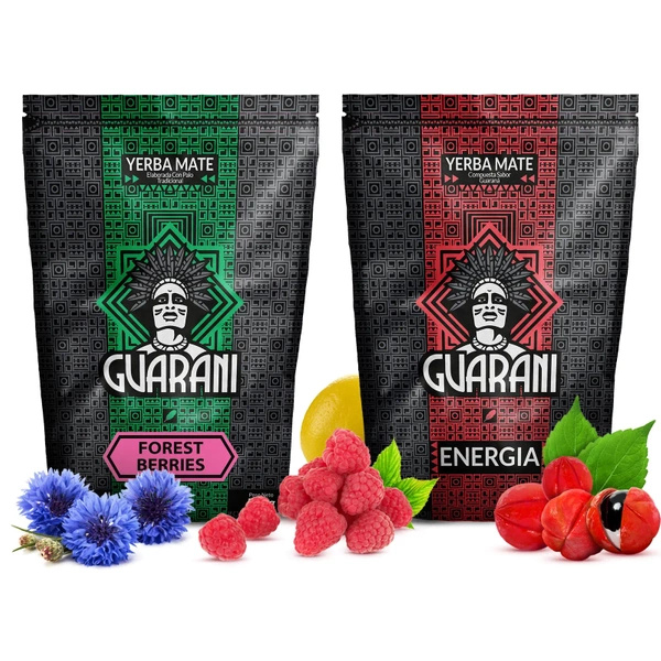 Σετ Yerba Mate Guarani Φρούτα και Ενέργεια 2x500g