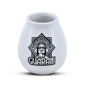 Κύπελλο Mate Κεραμικό Λευκό 350ml - Guarani