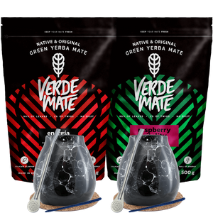 Yerba Mate Ενέργεια για Δύο Σετ Bombilla 1kg
