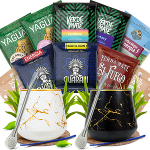 Σετ Yerba Mate για δύο: δείγματα 10x50γρ 2x Καλαμπάς + 2x Bombilla