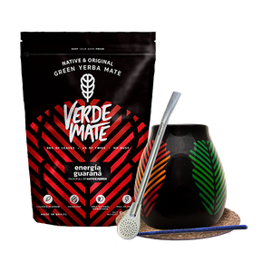Σετ εκκίνησης Bombilla Mate Cup + τσάι mate Verde