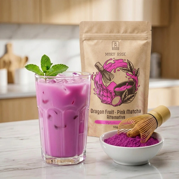 Mary Rose – Pink Matcha Alternative – Φρούτο του δράκου (σε σκόνη) 50 γρ