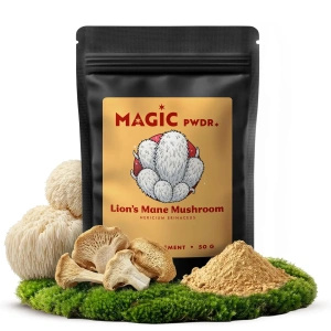 Magic Pwdr – Lion’s Mane – Μανιτάρι Χαίτη Λέοντος 50 γρ.