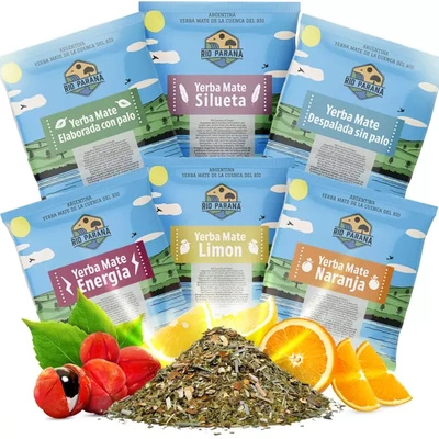 Yerba Mate Rio Parana πλήρες σετ δειγμάτων
