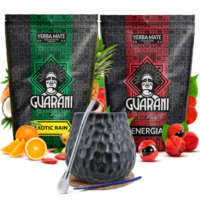 Σετ Yerba mate Guarani 2x500g κεραμικό calabash bombilla