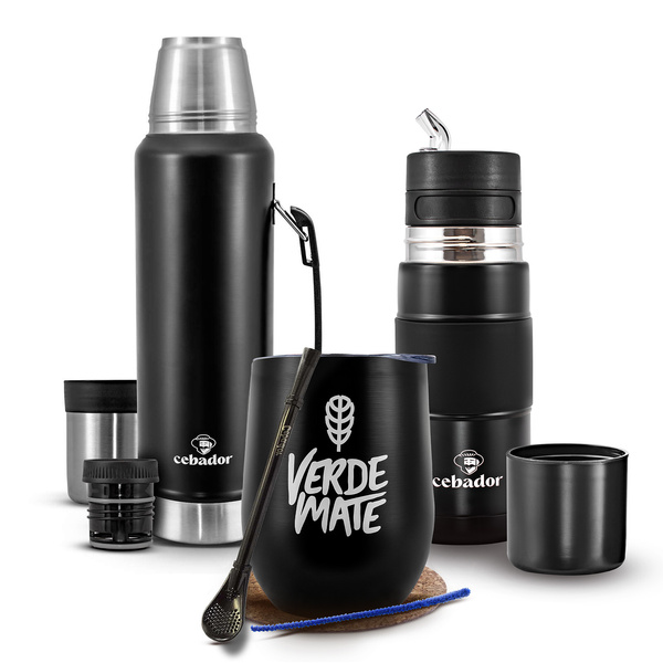 Σετ αξεσουάρ Yerba Mate: Yerbomos + θερμός + θερμική κολοκύθα mate