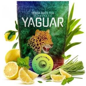 Σετ Yerba Mate Yaguar Naranja 500g + Yaguar Menta Limon 500g