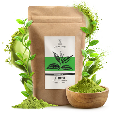 Mary Rose – Κινεζικό πράσινο τσάι Matcha Premium 100 γρ.