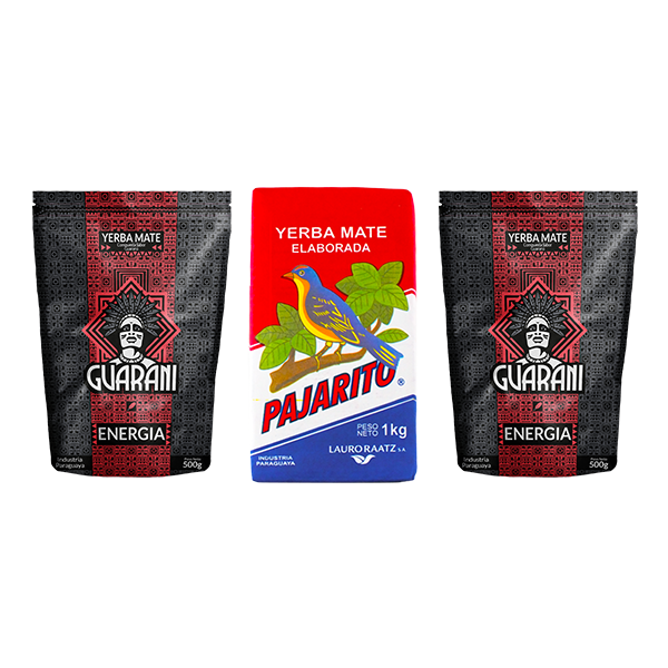 Pajarito Elaborada 1kg + Guarani Energia 2x500g