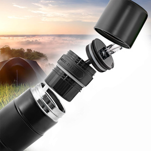 Yerbomos XL ALL IN ONE - 750ml - Κύπελλο Mate, θερμός και bombilla σε ένα (μαύρο)