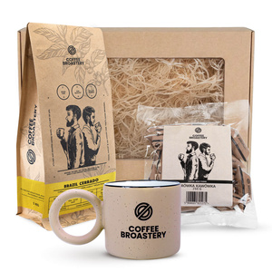 Δώρο–σετ Bro Coffee Roastery: καφές Brazil Cerrado + καραμέλες γάλακτος με γεύση καφέ + κούπα