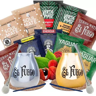 Yerba Mate starter kit πολλά είδη για ζευγάρια