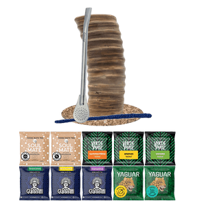 Σετ Yerba Mate 10x50g Calabash + Bombilla