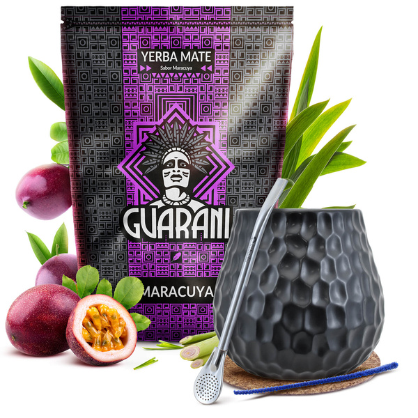 Σετ εκκίνησης Yerba Mate Guarani Maracuya 500g