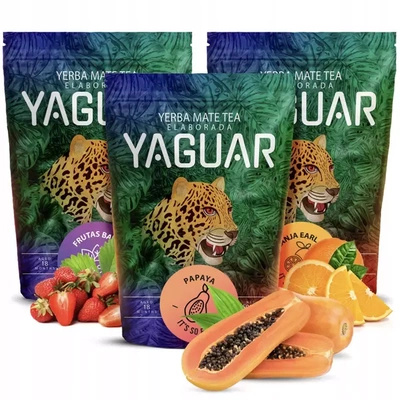 Σετ Yerba Mate Yaguar 3x 0.5kg