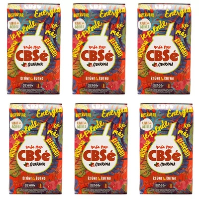 Yerba Mate CBSe Energia with Guarana 6x500g (3kg)