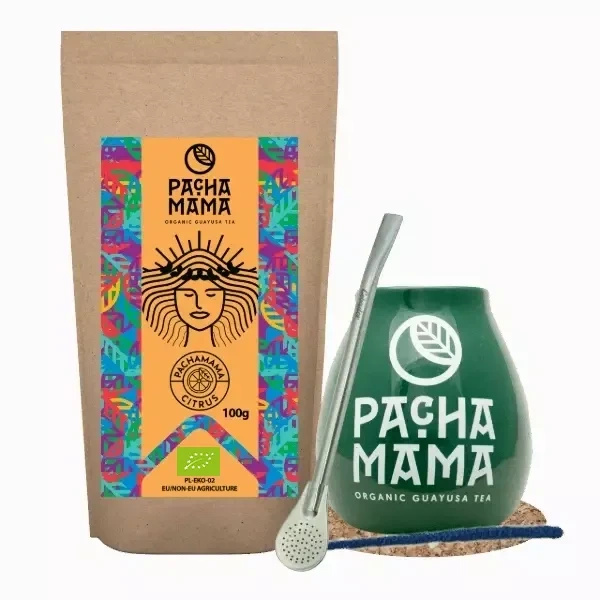 Σετ Guayusa Pachamama Citrus 100γρ + Καλαμπάς + Bombilla