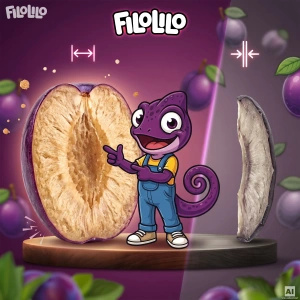 FiloLilo – Λυοφιλοποιημένα δαμάσκηνα (μισά) 20 γρ.