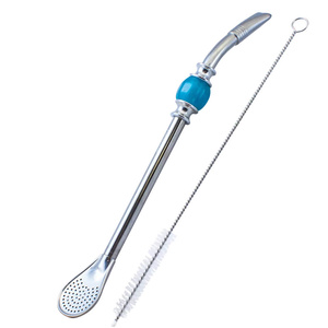 Bombilla Grande με μπλε πέτρα