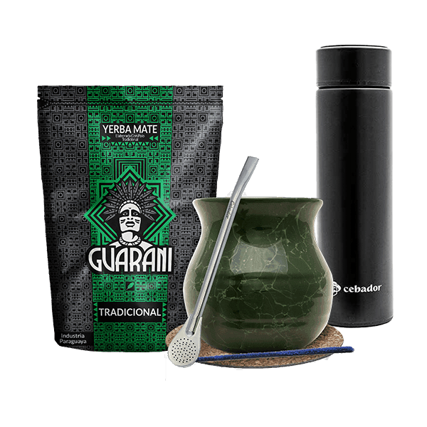 Σετ Yerba Guarani Elaborada 500g Θερμός κολοκύθας