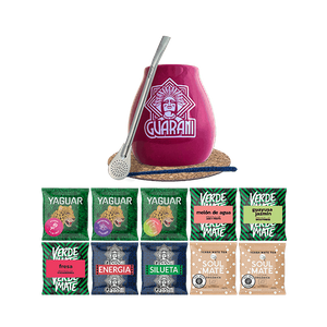 Σετ Yerba Mate 500g Mate Gourd Bombilla 10x50g