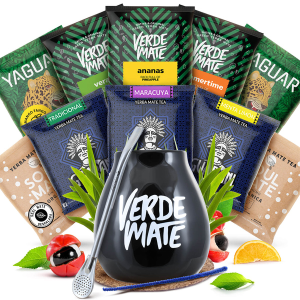 Σετ Yerba Mate 10x50g Calabash + Bombilla