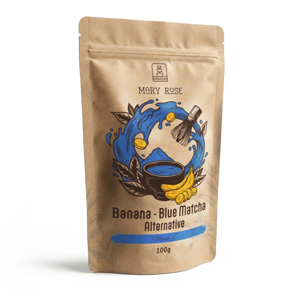 Mary Rose – Blue Matcha Alternative – Μπανάνα (σε σκόνη) 100 γρ