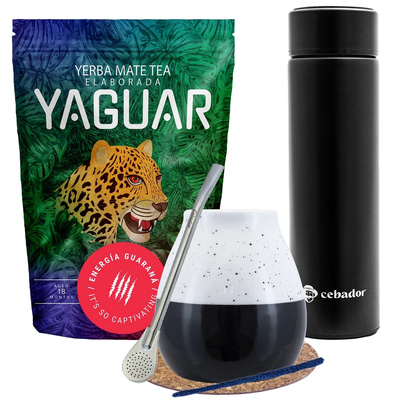 Σετ Yerba Mate Yaguar Energia 500g + Θερμός